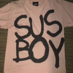 Lil Peep X Sus Boy Tee Size Small